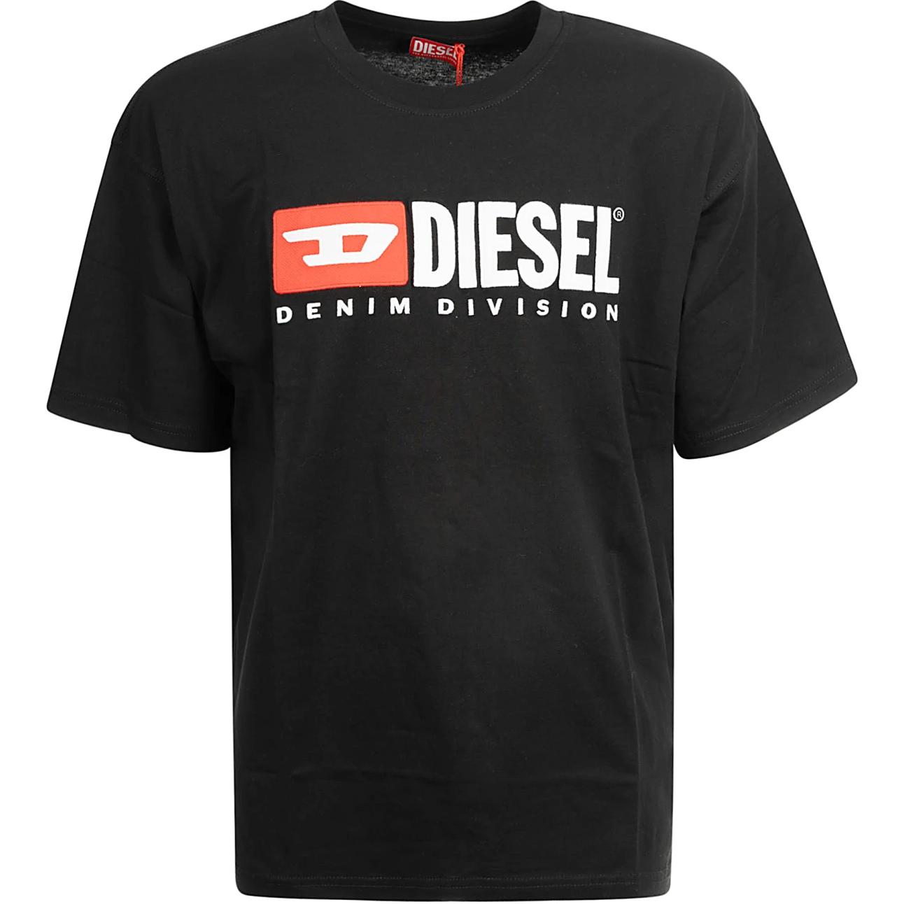 Diesel Letter Print Pullover Straight-Cut Round