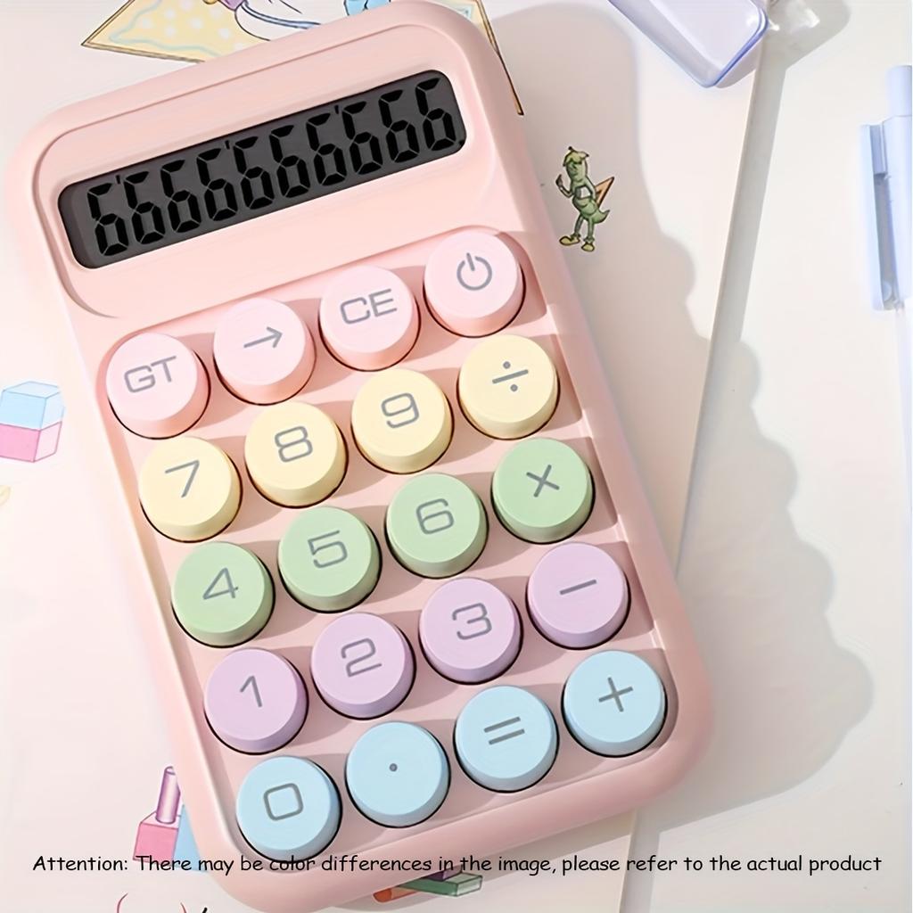 Calculator Office Use Mechanical Keyboard Calculator Accounting CuteMini Small Desk Student Calculator