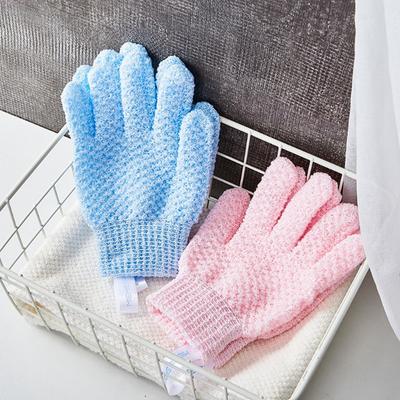 1 Pair Bath Peeling Exfoliating Mitt Glove Shower Scrub Massage Gloves