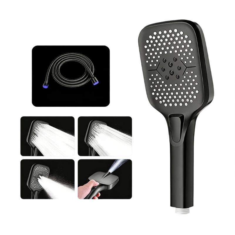 Powerful High Pressure Shower Head Water Saving Hnadheld Showerhead With Multiple Sprays Modes Easy Installation
