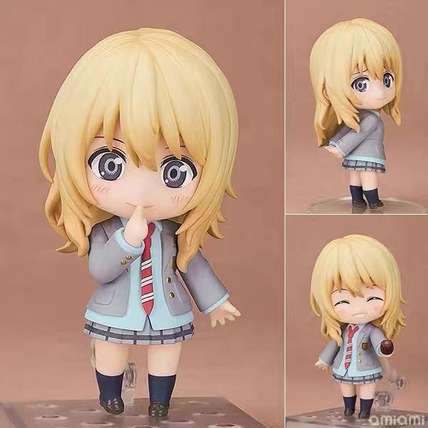 2026 Neu 10cm Miyazono Kaori Shigatsu wa Kimi no Uso #2113 Actionfigur Spielzeug Puppe Weihnachtsgeschenk mit Box