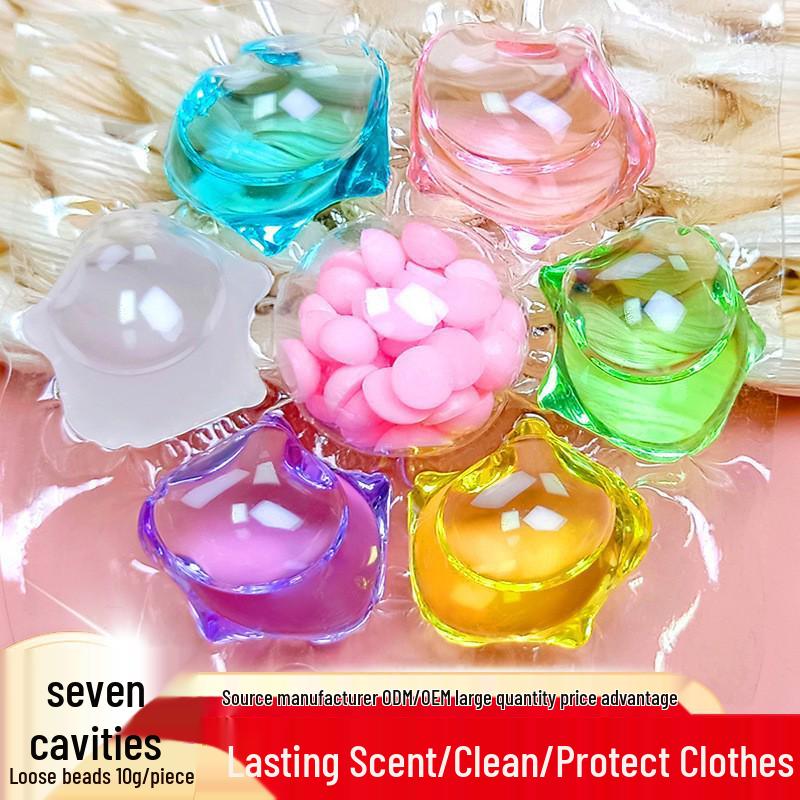 

Ароматизированные капсулы для стирки 3-в-1: Аромат, Защита цвета и Капсулы-бустер