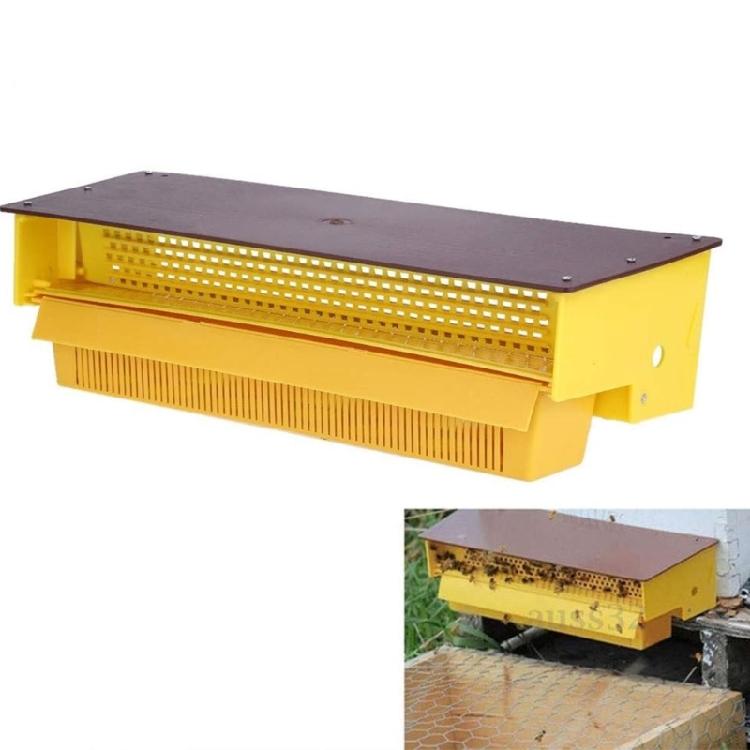 Heavy Duty Beekeeping Pollen Collector Plastic Construction Ventilated Removable Tray Easy Clean Accessory