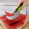 Watermelon Artifact Slicing Knife Stainless Steel Knife Corer Fruit  Vegetable Tools Watermelon Fruit Clip kitchen Accessories