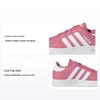 Neo Breaknet Casual Slip-Resistant Durable Low-Top Kids Skate Shoes Kids Sneaker Pink White GW2893