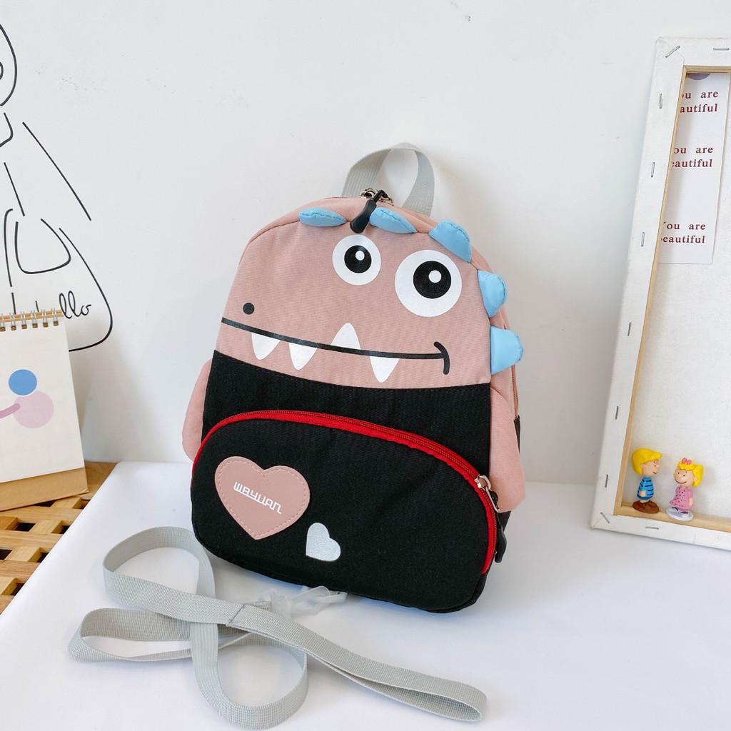 Очаровательный Мультяшный Детский Рюкзак Милая Школьная Сумка из Оксфордской Ткани для Малышей Унисекс чёрный