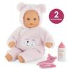 Mi Primer Bebé de Trapo COROLLE - Bebé de Abrazo Osito de Amor - 30 cm - 2 accesorios - olor a vainilla - a partir de 18 meses