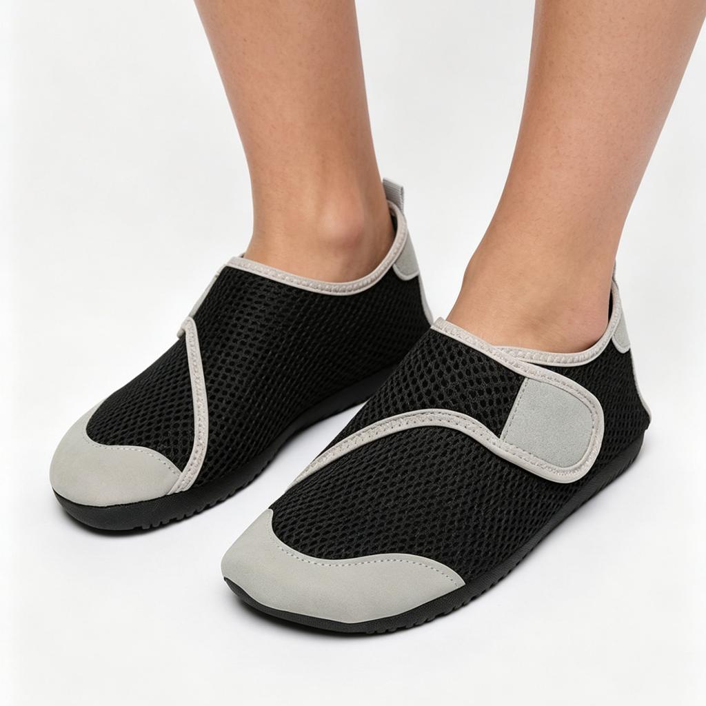 Women's Water Shoes Quick Drying Mesh Aqua Socks Lightweight Slip On Non Slip Sole for Beach Pool Surfing Water Sports