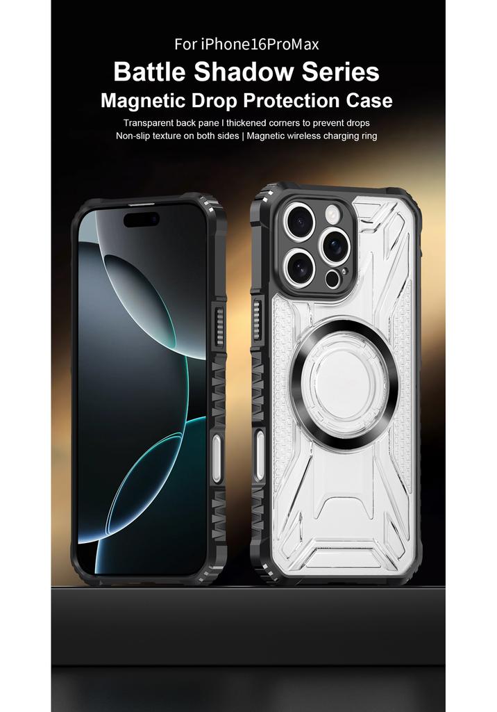 Applicable to iPhone11promax mobile phone case 11pro anti-drop case Apple 11 magnetic war shadow CD pattern protective case
