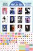 Stray Kids Stor Veggkalender 2026 Klistremerkesett Merchandise (Reiwa 8) + K-POP (Hyunjin)