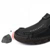 Men's Leather Boots Zipper Low Top Casual Shoes Outdoor Driving Handmade Shoes 39-48