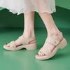 Women'S Summer Walking Sandals Open Toe Beach Shoes Platform Ankle Strap Shoe Comfy Casual Wedge Sandalias Bonitas Para Mujer