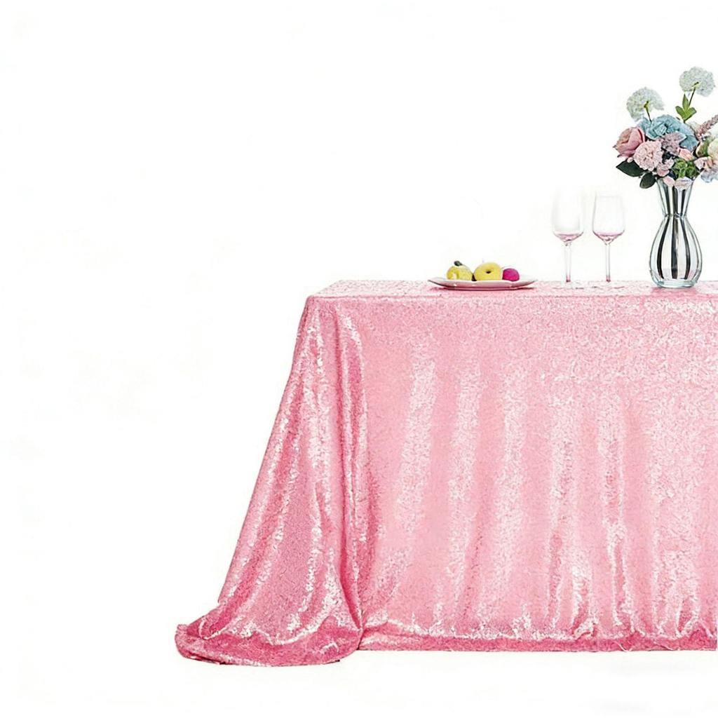 Sequined Tablecloth for Weddings, Banquets, and Parties - Rectangular Large Decoration