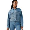Levis X Beyoncé Collaboration Comfortable Denim Jacket With Flap Pocket Design FW25 Women Jackets 005ON-0001