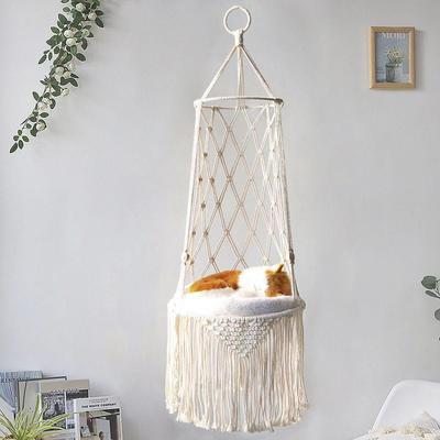Cat Window Hammock with Removable Hanging Bed and Swinging Basket Design