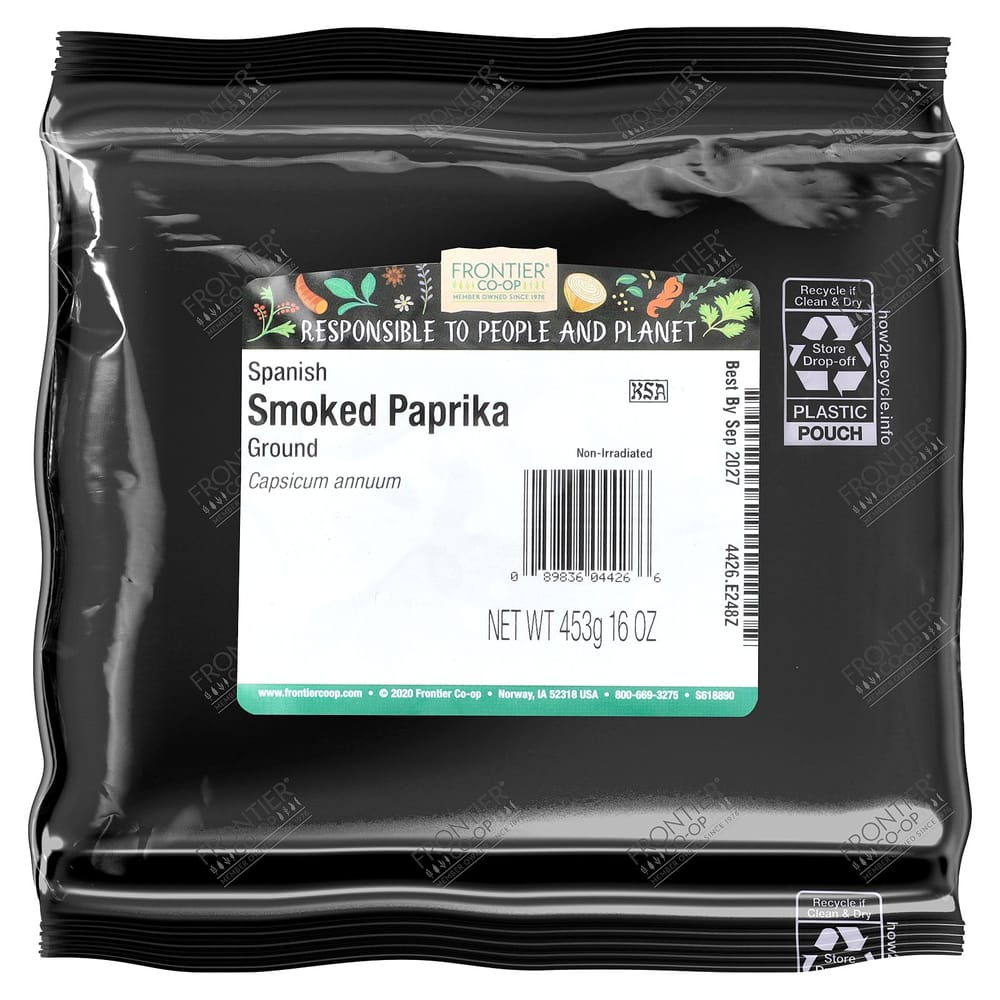 Frontier Natural Products Spanish Smoked Paprika, Ground (453g/16oz)