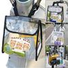 Dustproof Hanging Storage Bag Transparent Bike Hanging Bag for Motorcycle Raincoat Holder