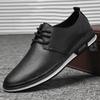 Fashion Minimalist Design Handmade Genuine Leather Mens Comfor High-quality Casual for Men  Lace Up and Pullover Loafers Oxford Shoes