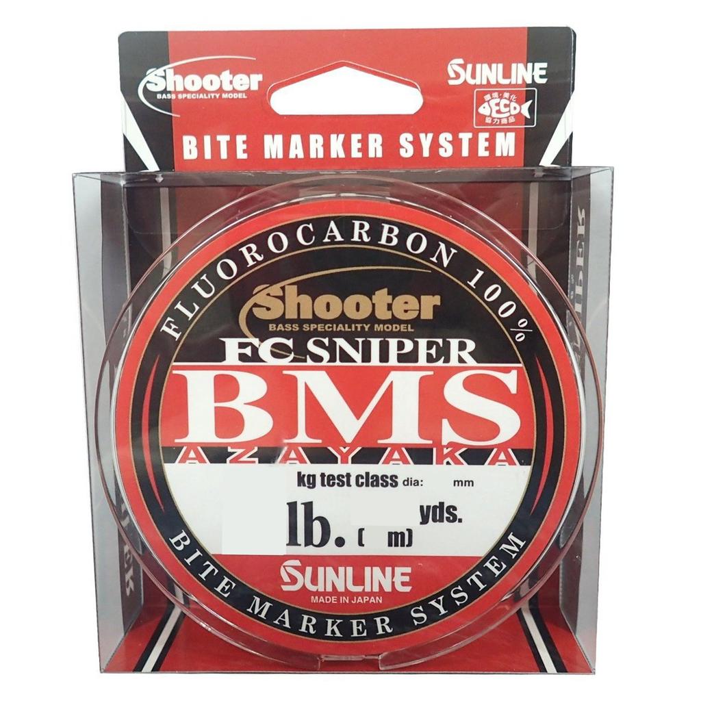 SUNLINE Fluorocarbon Line, Shooter FC Sniper BMS AZAYAKA, 300m, 6lb, 5 Colors