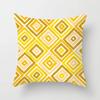 Yellow Flower Pillowcase Office Living Room Home Pillowcase Car Ornaments