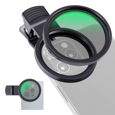 NEEWER 52mm CPL Circular Polarizing Lens Filter for Includes Smartphone Storage and Cleaning Compatible with and DSLR Filter, Smartphones, Clip-on