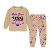 Children's Fashion Suit Skirt Round Neck Long Sleeve Top Pants