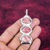 Rhodochrosite Jewelry, 925 Solid Sterling Silver Pendant, Handmade Gemstone Jewelry Pendant, For Memorial Day