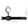 360 Degree Adjustable Bike Rearview Mirror Wristband Rear View Mirror Arm Wear