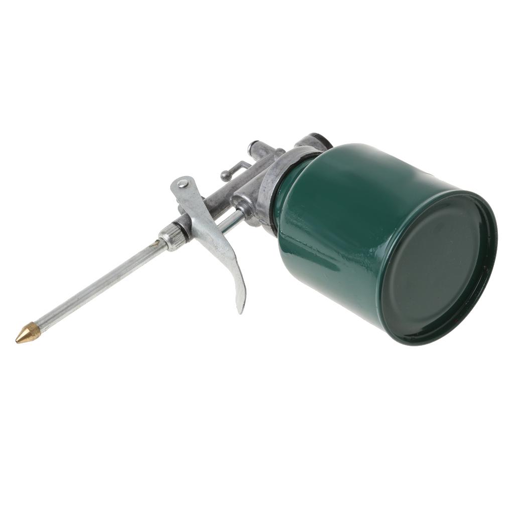 250ml Oil Can High Pressure Hand Pump Oil Spray Bottle Oiler Can with Long Nozzle  for Storing Lubricating Oil Engine Oil
