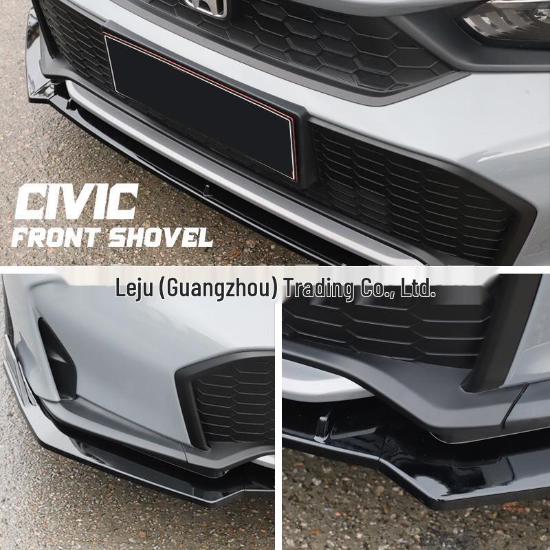2025 Civic 11.5th Gen Front Lip Body Kit: Three-Section Front Bumper Modification