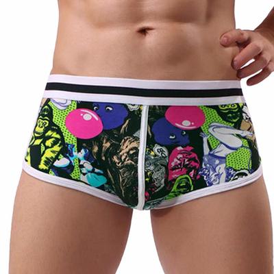 New Men Breath Cotton Soft Boxer Briefs Bluge Shorts Underwear Boys Panties M-XL