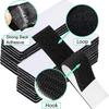16/20/30/50mm Hook and Loop Strips Strong Back Adhesive Fastener Mounting Tape Sticky Dot for Carpet Anti Slip Pad Fixed 5-30Set