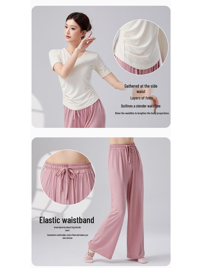Women's Long Sleeve Modern Chinese Dance Costume Set