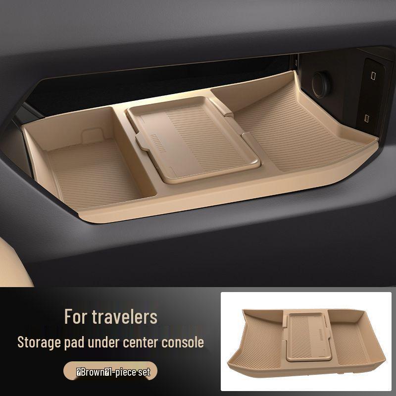 Jetour Traveler Center Console Storage Box - Silicone Interior Accessory