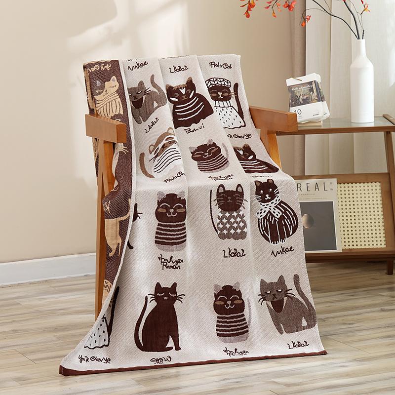 Large size bath towel pure cotton four-layer gauze adult household soft water-absorbing non-linting swimming bath wrap beach towel