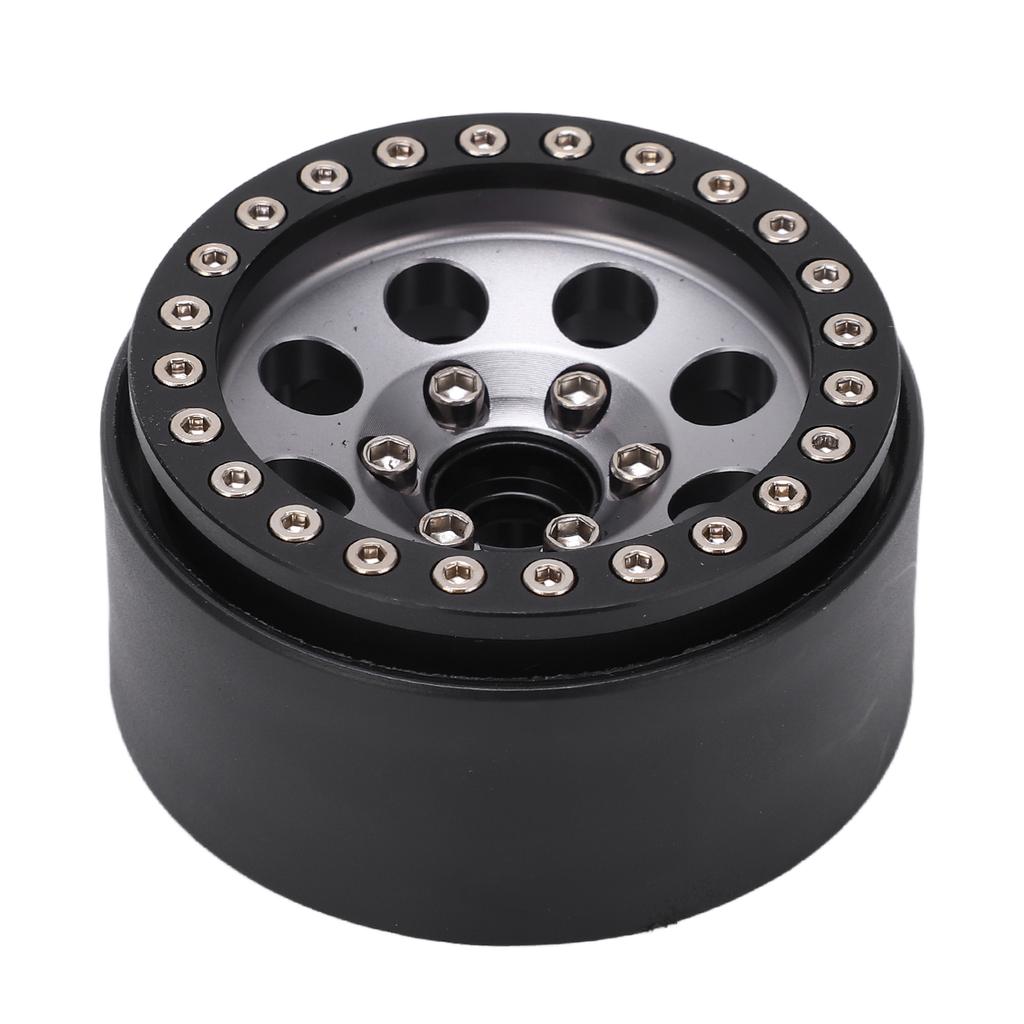 4pcs 1.9 Inch RC Metal Beadlock 8 Round Hole Wheel   Hubs for   SCX10 90046 RC 1Celsius10 Car