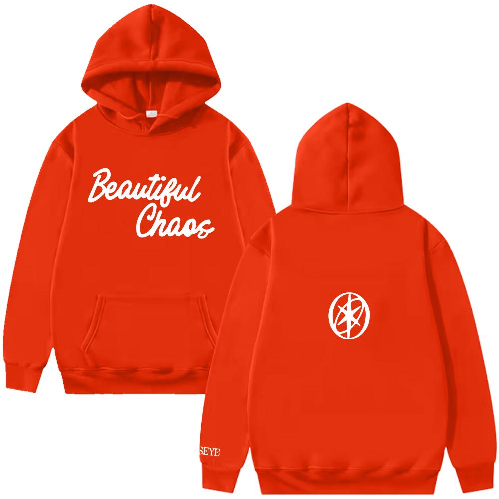 KATSEYE BEAUTIFUL CHAOS Mikina Módní Ležérní Mikina pro Fanoušky Dárky Módní Streetwear Dámské Pánské Dlouhý Rukáv Mikiny Pulovry