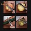 Stainless Steel Rotary Peeler for Kitchen Vegetable Fruit Peeler Ergonomic Design Dual Blades Effortless Peeling Tool for Potato Carrot Fish Scaling