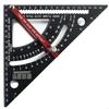   MM/INCH Carpenter Square Aluminium Ruler Woodworking Measurement Tool
