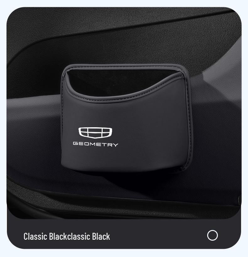 Geometric Car Trash Can & Storage Box: Multi-functional Interior Accessory