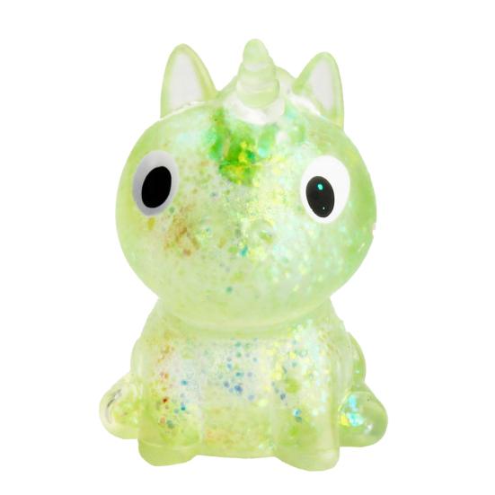 

Clear Glitter Horse Squeeze Toy Anxiety Relief Stress Sugar Ball Soft Stretchy Horse Sensory Pinch Toy Home Office Relaxation Tool зелений