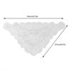 Retro Elegant Lace Triangle Scarf Vintage French Style Head Covering Scarf Shawl Pure Color Hollow Wedding Headscarf Party