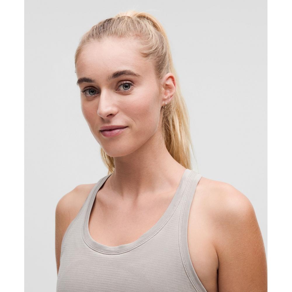 Lululemon Swiftly Tech Racerback Tank Top 2.0  Waist Length Dilute Wash Soft Earth