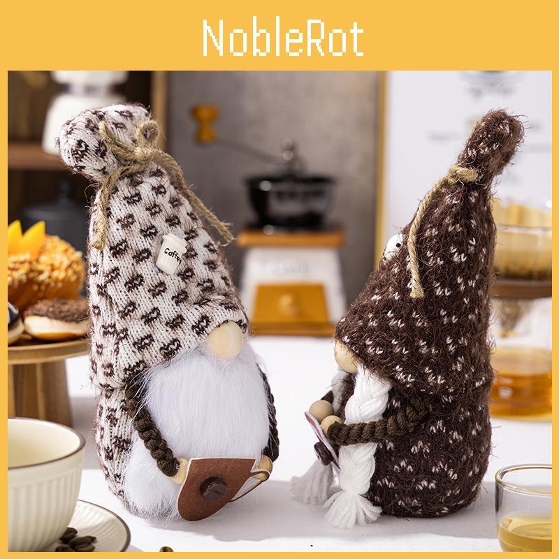 Adorable Swedish Coffee Gnome Plush Doll For Rustic Home Decor And Kitchen Accent