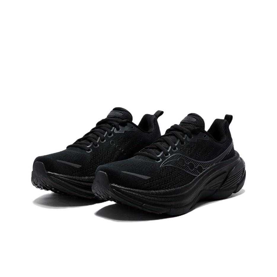 Saucony Hurricane 25 Comfortable Versatile Running Shoes Unisex sneaker Black S11026-501