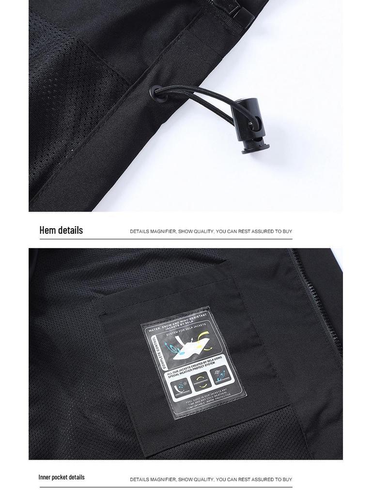 Men’s 2024 Casual Hooded Outdoor Sports Jacket for Youth