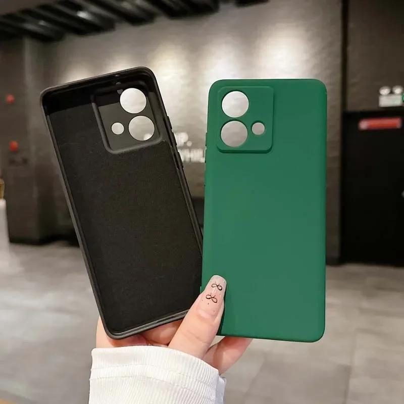 Liquid Silicone Phone Case For OnePlus 12 12R 11 5G 10T 10 Pro Nord 4 CE4 Lite Skin Feel Protect Cover