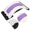 Back Massage Stretcher Pain Relief Lumbar Spine Stretcher Relaxation Posture CorrectorWhite Purple