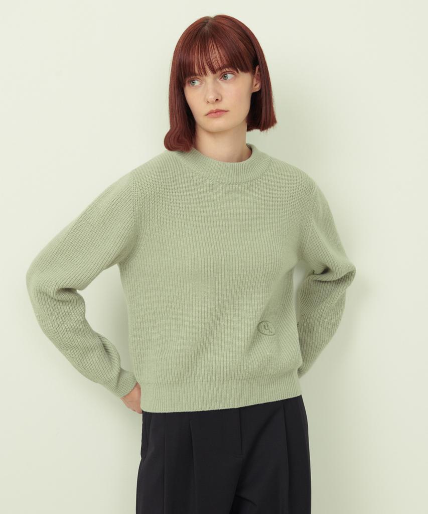 OSTKAKA Pros Embroidered Wool Knit Mint