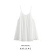 Kaslead New Arrival Women's Clothing Fashion Style Fashion Minimalist Casual Sling Pure Color Short Dress
